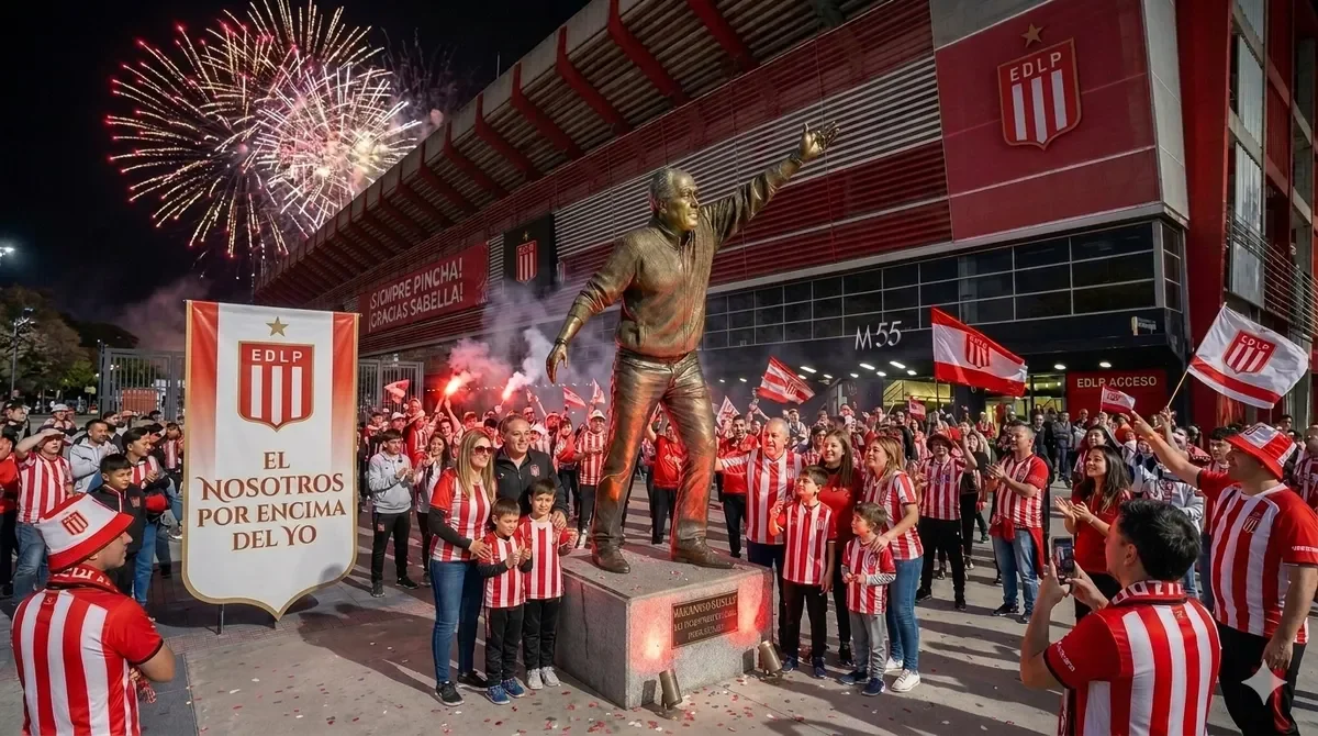 Alejandro Sabella se suma a la historia del fútbol en La Plata con nueva estatua en UNO