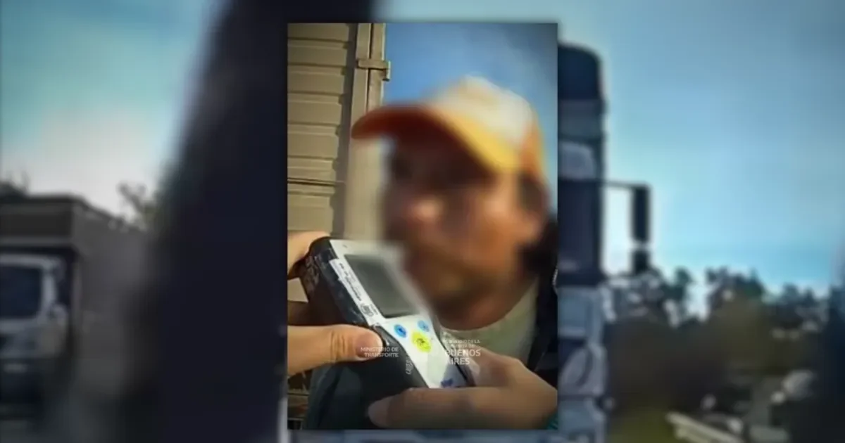 Camionero ebrio en Ruta 2: su insólita justificación sorprende a inspectores de tránsito