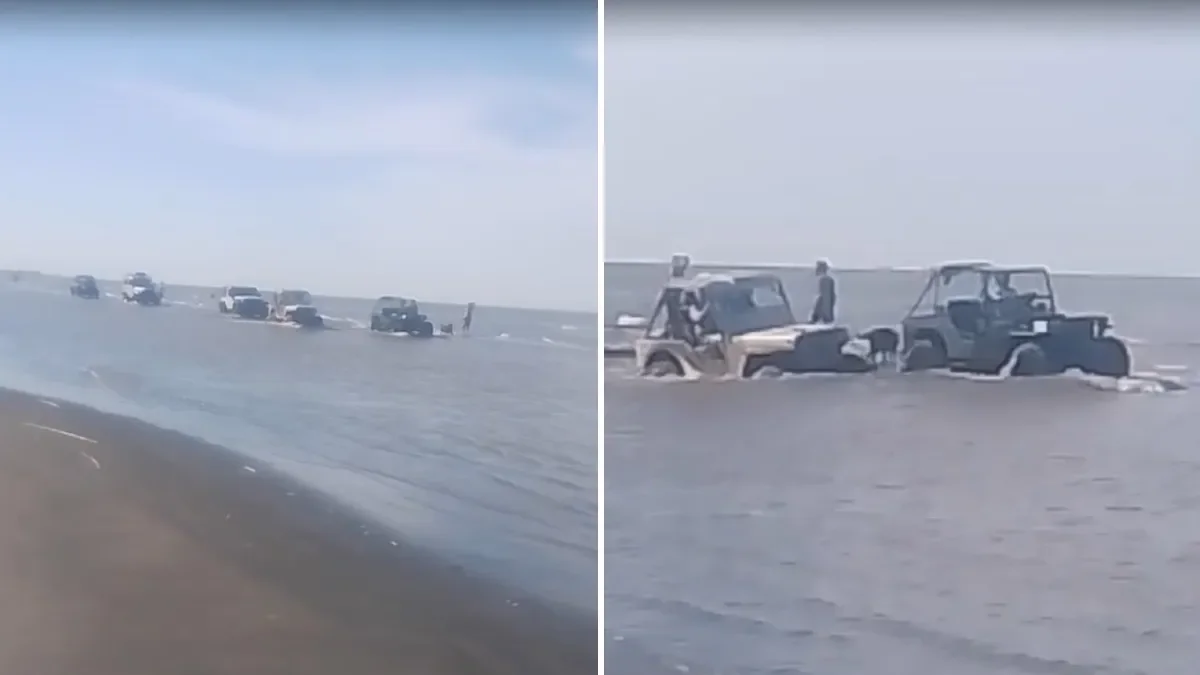 Camionetas ponen en riesgo la seguridad de familias en las playas de Berisso