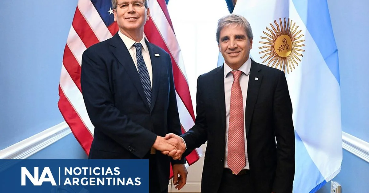 Caputo y Bessent establecen agenda conjunta para fortalecer la economía local