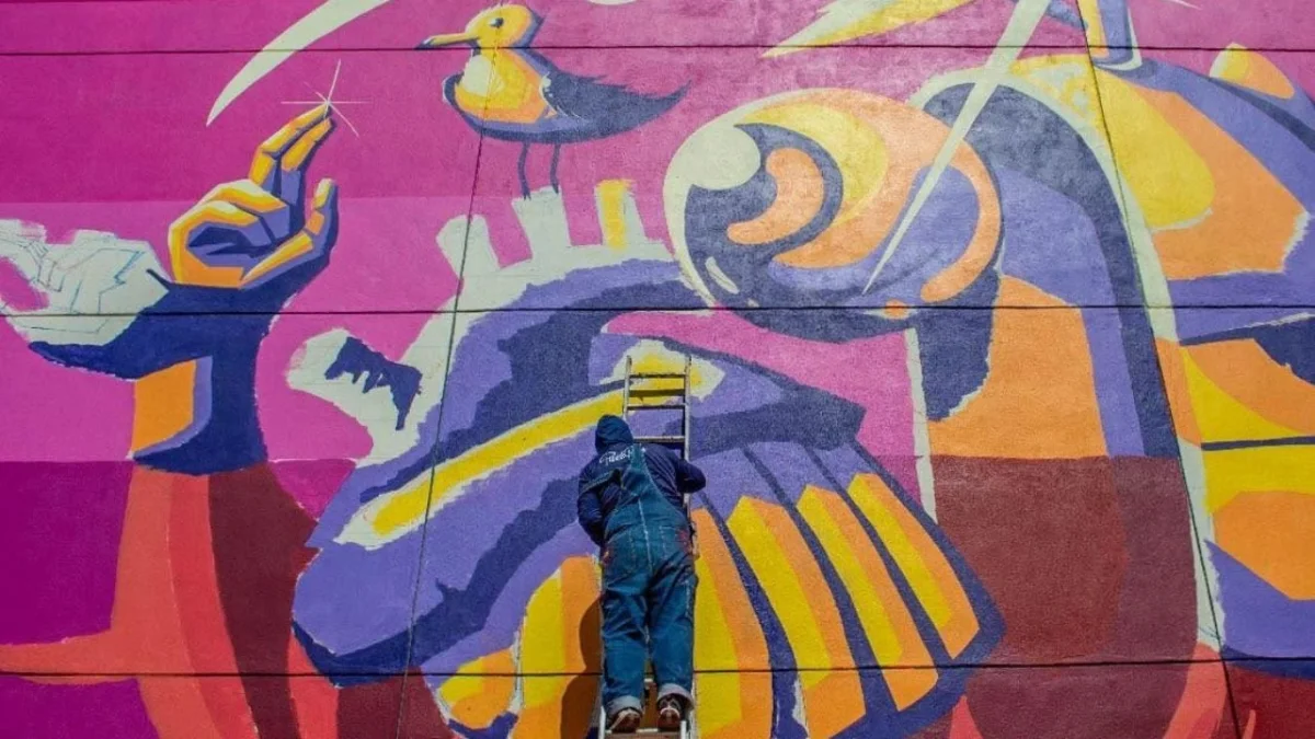 Ceart celebra su XIX aniversario con la creación de un mural comunitario en La Plata