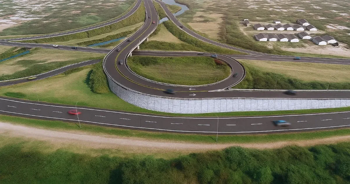 City Bell se prepara para el inicio de obras en la nueva bajada de la Autopista La Plata-Buenos Aires.