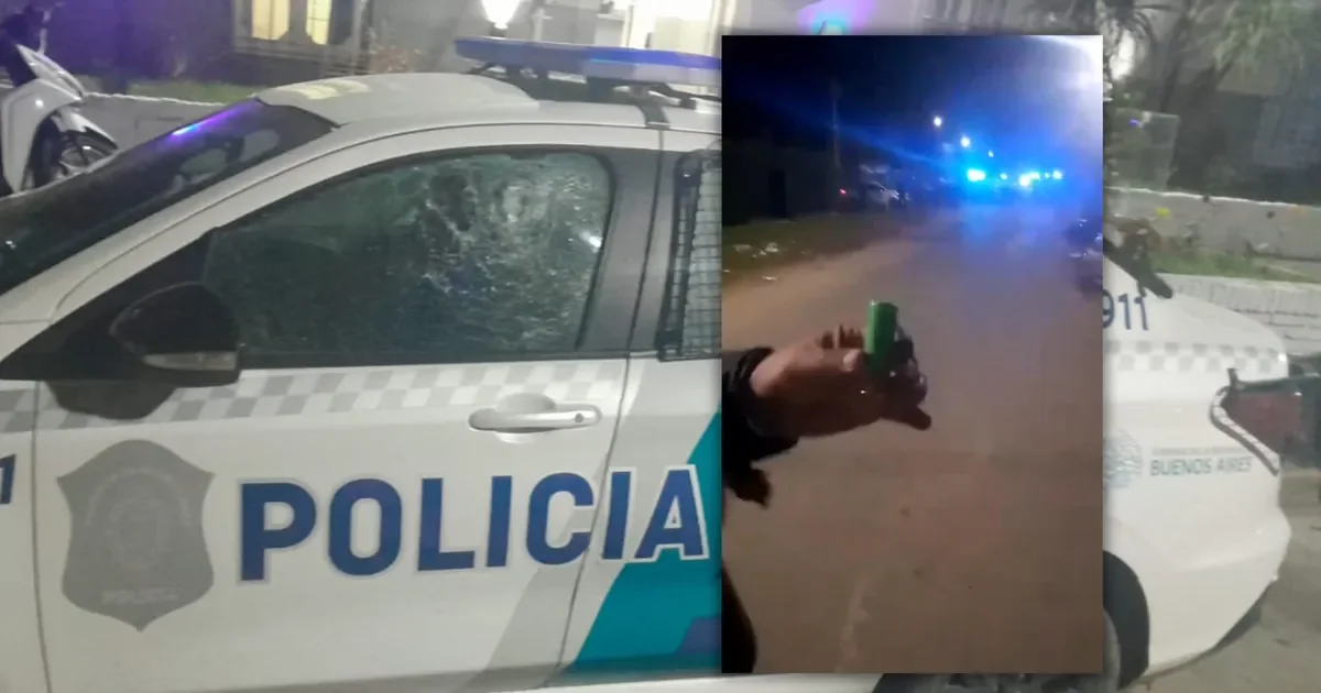 City Bell vive momentos de caos: enfrentamientos dejan patrulleros dañados y temor entre los vecinos