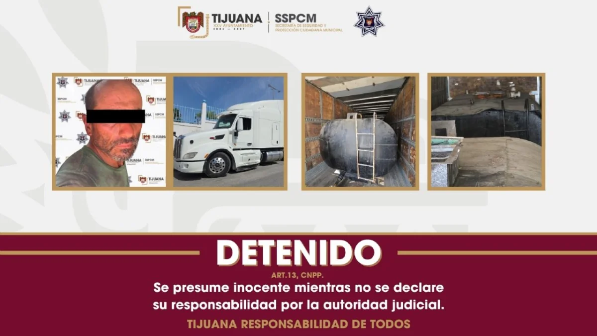 Desbaratan un camión con 5 mil litros de combustible ilegal en Ensenada
