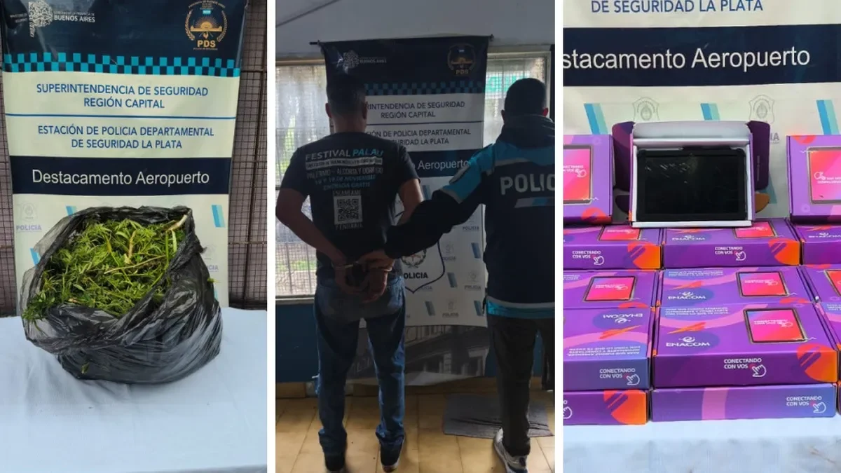 Detenido un trabajador de Educación en La Plata por posesión de drogas y robo