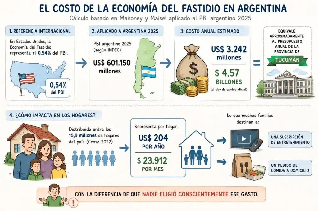 El costo del fastidio: cada hogar argentino enfrenta gastos de casi $24.000 mensuales