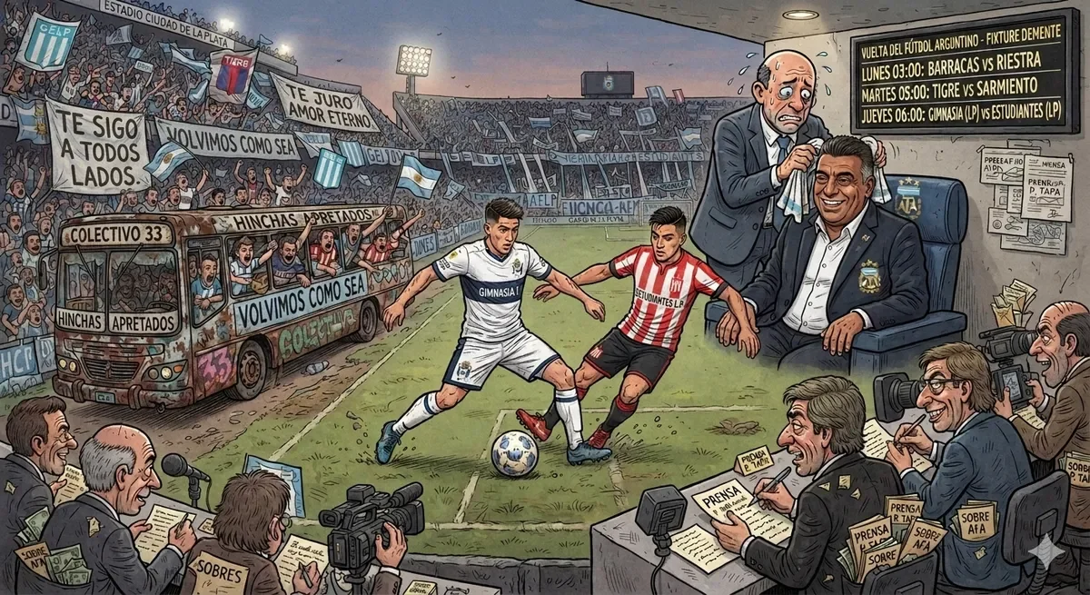 El regreso de la pasión futbolera en Argentina reaviva el caos en las canchas