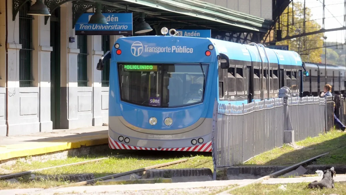 El Tren Universitario reanuda su servicio: estudiantes de La Plata celebran la noticia