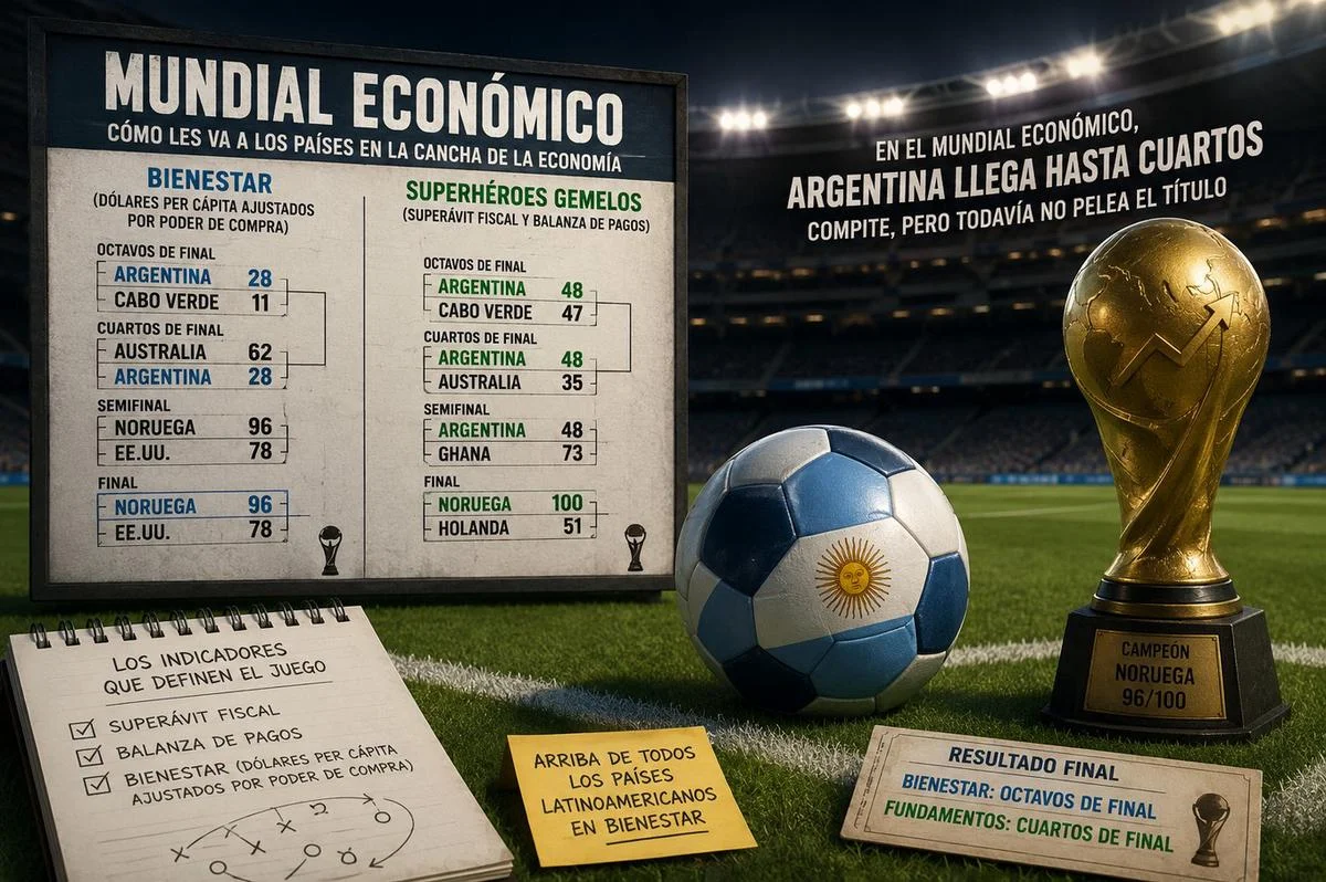 En el Mundial Económico, quedamos afuera en los cuartos de final - Cadena 3 Argentina