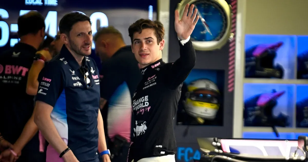 Franco Colapinto celebra su participación en la carrera de Buenos Aires, un sueño hecho realidad