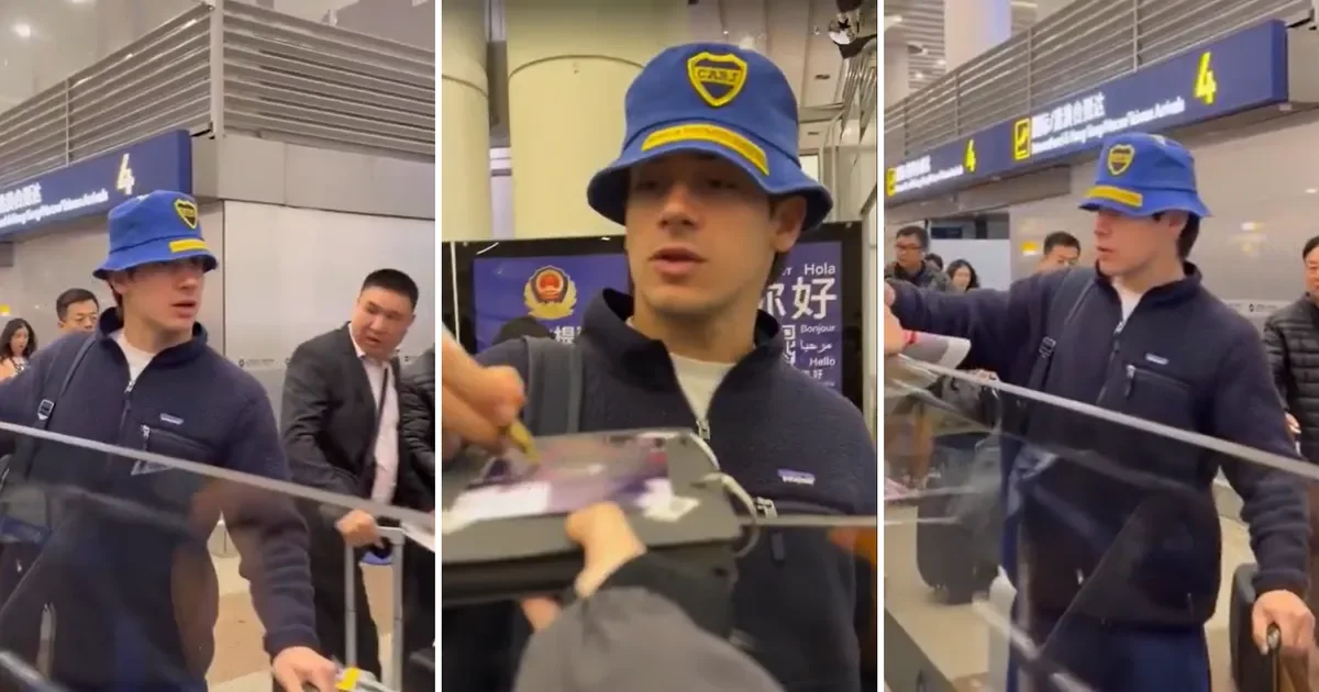 Franco Colapinto desata pasión en Shanghái al lucir los colores de Boca y su estilo único