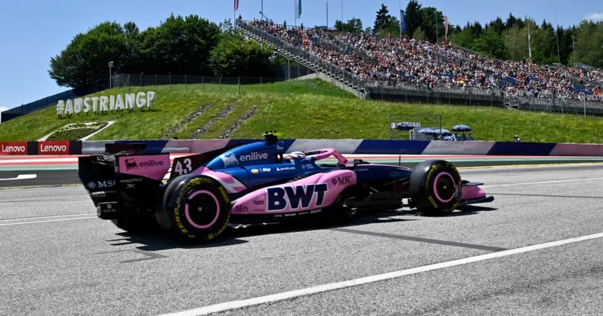 Franco Colapinto destaca en la práctica del GP de Austria y promete dar pelea con Alpine