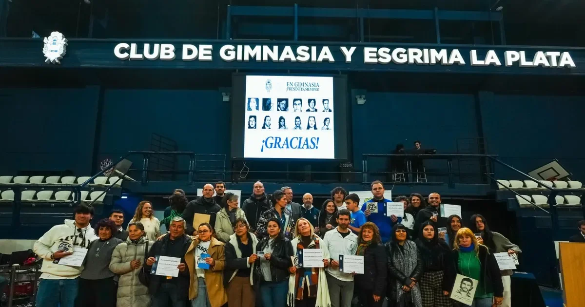 Gimnasia reconoce a víctimas del terrorismo de Estado con nuevos carnets honorarios