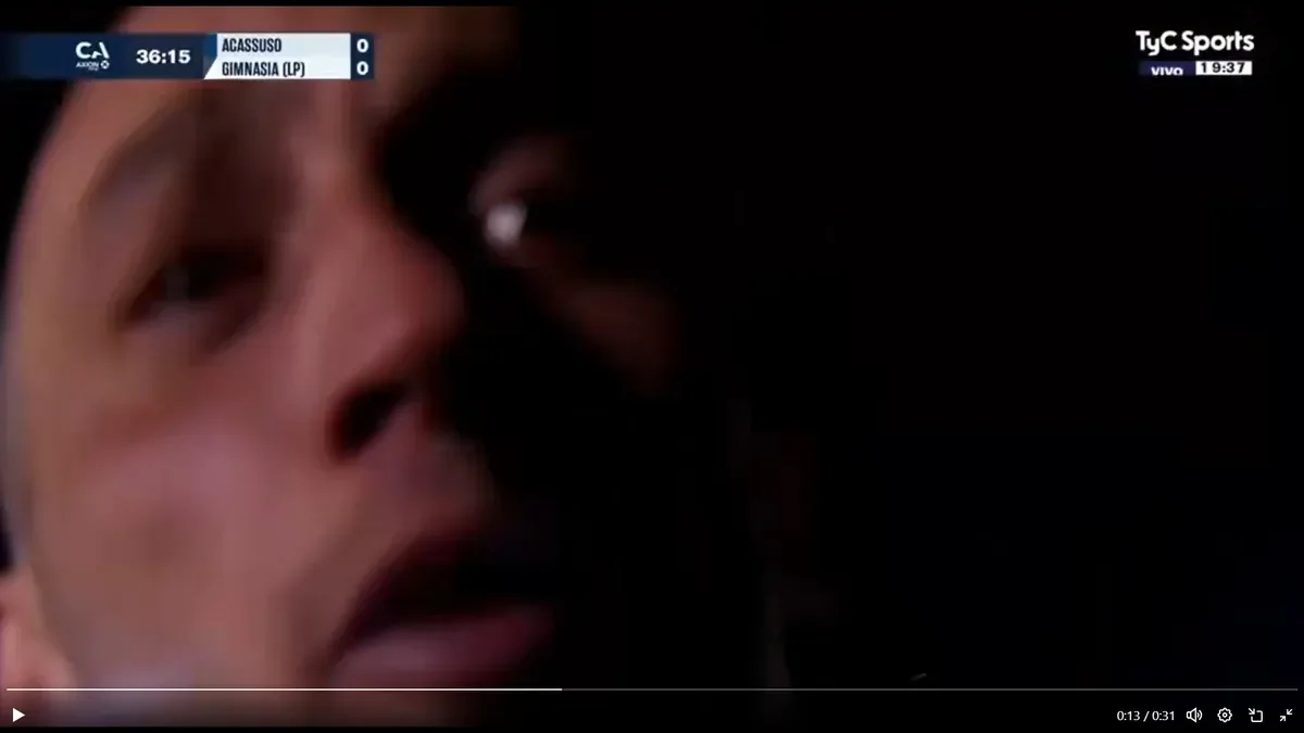 Hincha de Gimnasia interrumpe transmisión para expresar apoyo a Palestina en La Plata