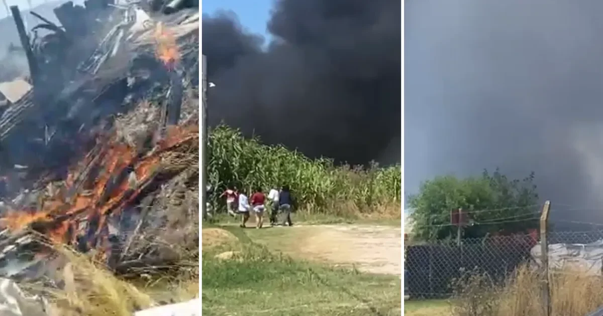Incendio en cantera de La Plata genera preocupación entre vecinos del barrio San Carlos