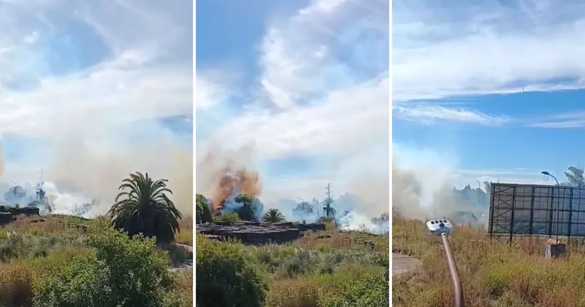 Incendio en galpones ferroviarios de Los Hornos genera preocupación entre los vecinos