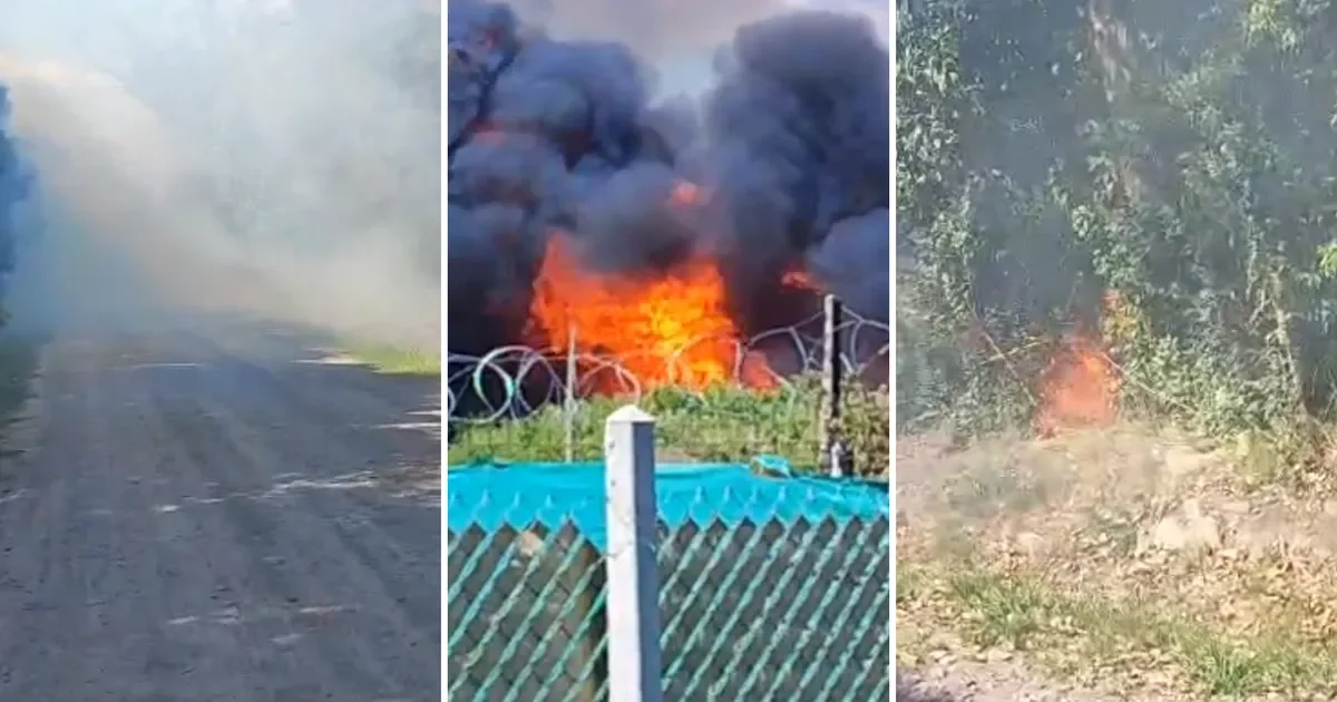 Incendio en Gorina: vecinos preocupados por la proximidad a la cárcel y el humo tóxico