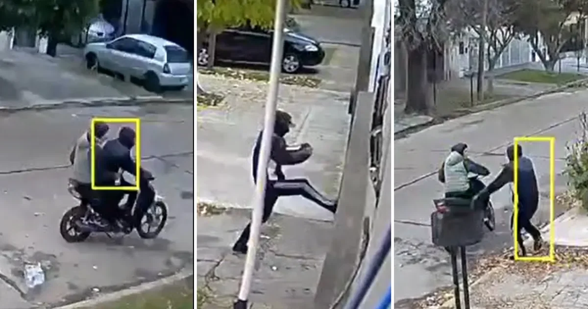 Inseguridad en Tolosa: motochorros atacan casa a plena luz del día y generan pánico entre vecinos.