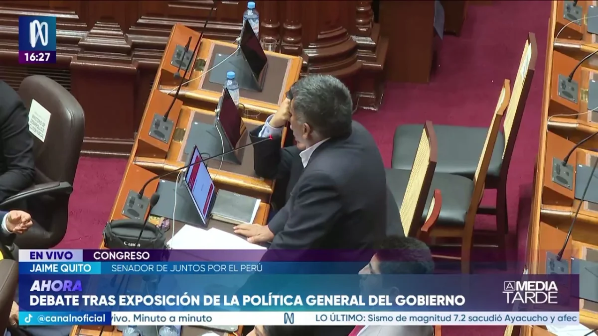 Jaime Quito denuncia la falta de apoyo del Gobierno a la región en el Congreso