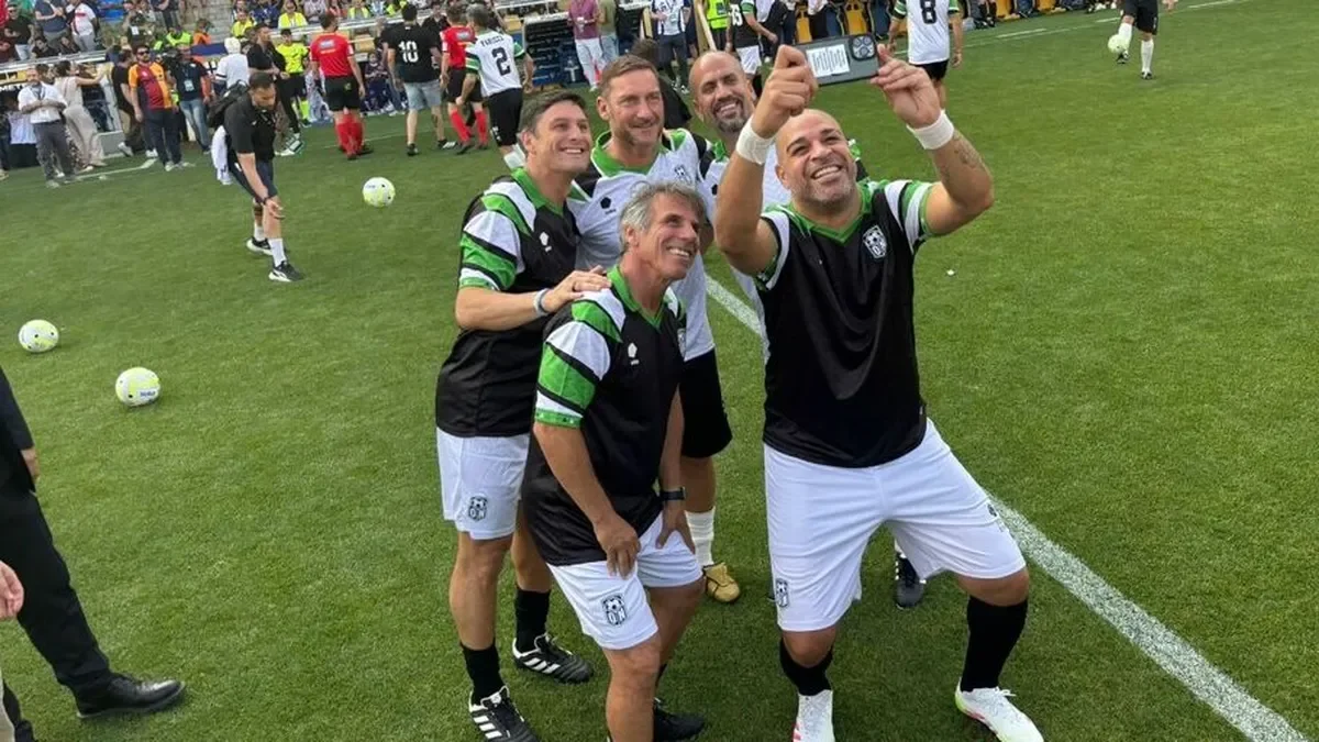 Juan Sebastián Verón sorprende al volver a las canchas europeas a los 48 años