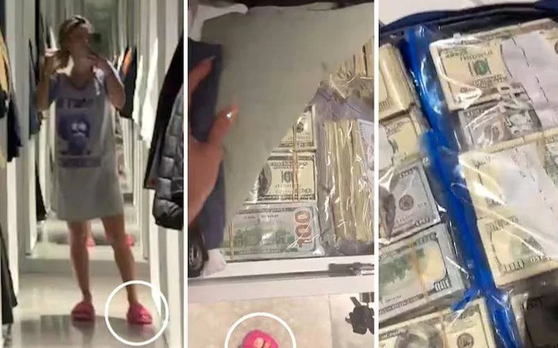 La casa de Insaurralde, escenario de los polémicos videos con paquetes de dólares