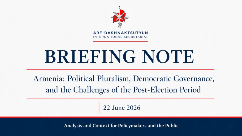 La FRA resalta la preocupación por la polarización política tras elecciones en Armenia