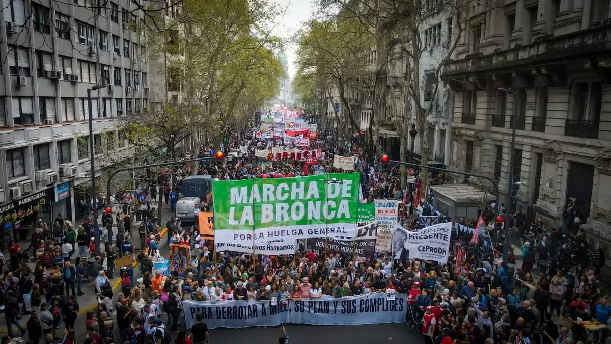 La Marcha de la Bronca en La Plata: Myriam Bregman exige paros y cambios en el Gobierno