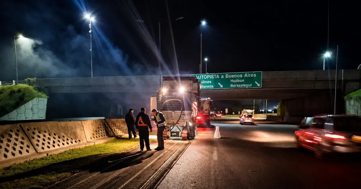 La nueva bajada de la Autopista La Plata-Buenos Aires transforma el acceso en diagonal 74