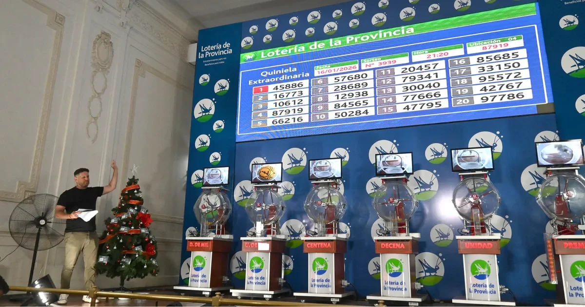 La Plata celebra premios menores en agencias tras el sorteo del Gordo de Reyes vacante