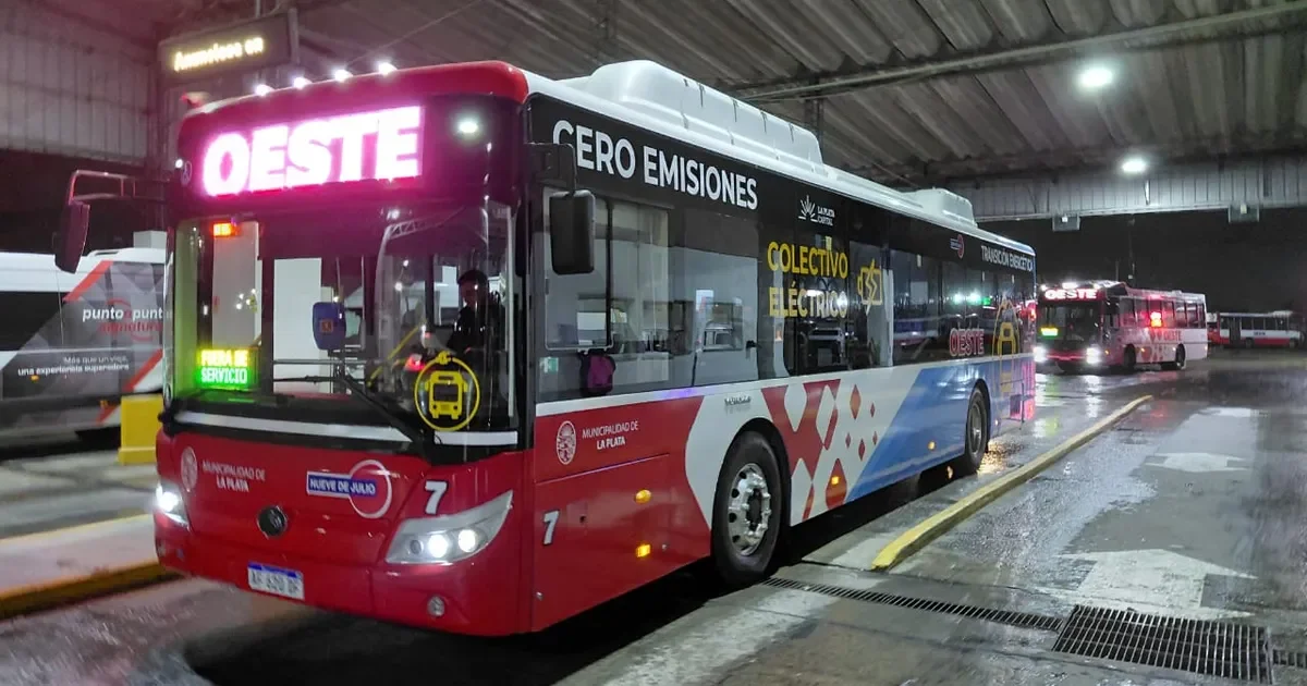 La Plata da un paso verde: el primer micro eléctrico recorre sus calles y transforma el transporte público.
