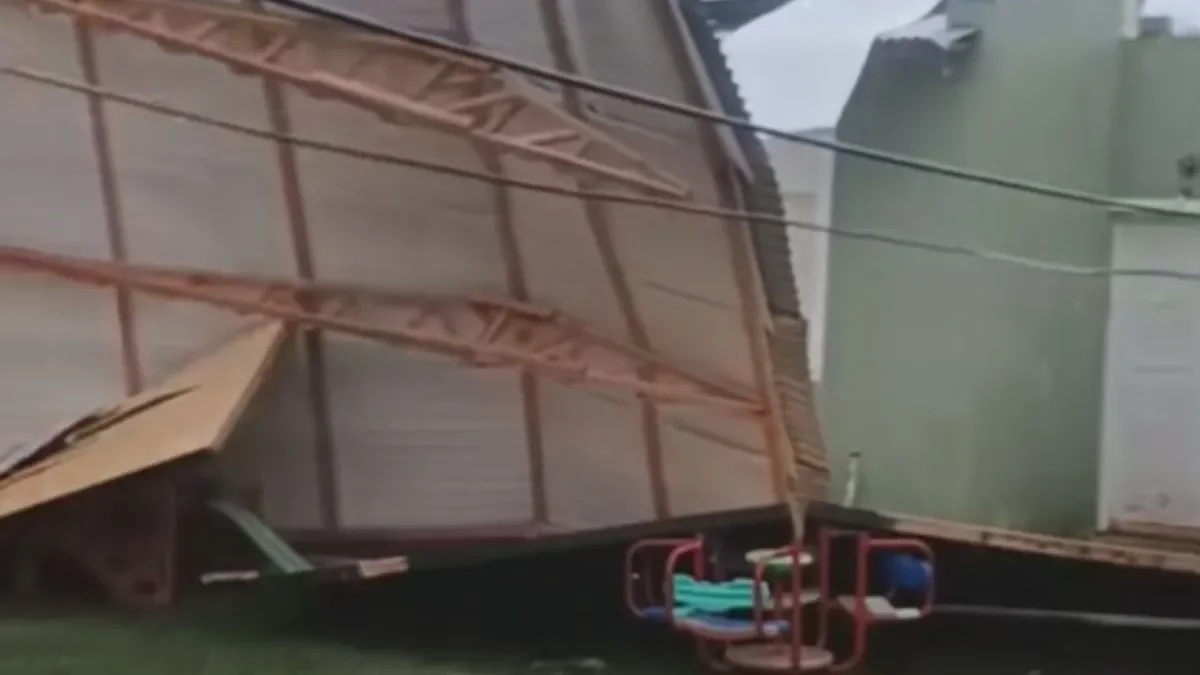 La Plata enfrenta fuertes vientos: vecinos reportan daños en sus viviendas