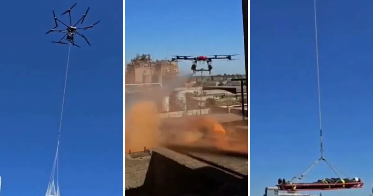 La Plata incorpora tecnología avanzada: bomberos prueban dron para emergencias y rescates