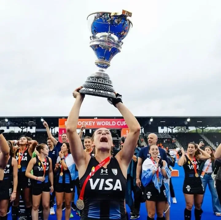 Las Leonas de La Plata celebran un histórico triunfo en el Mundial de Hockey Femenino