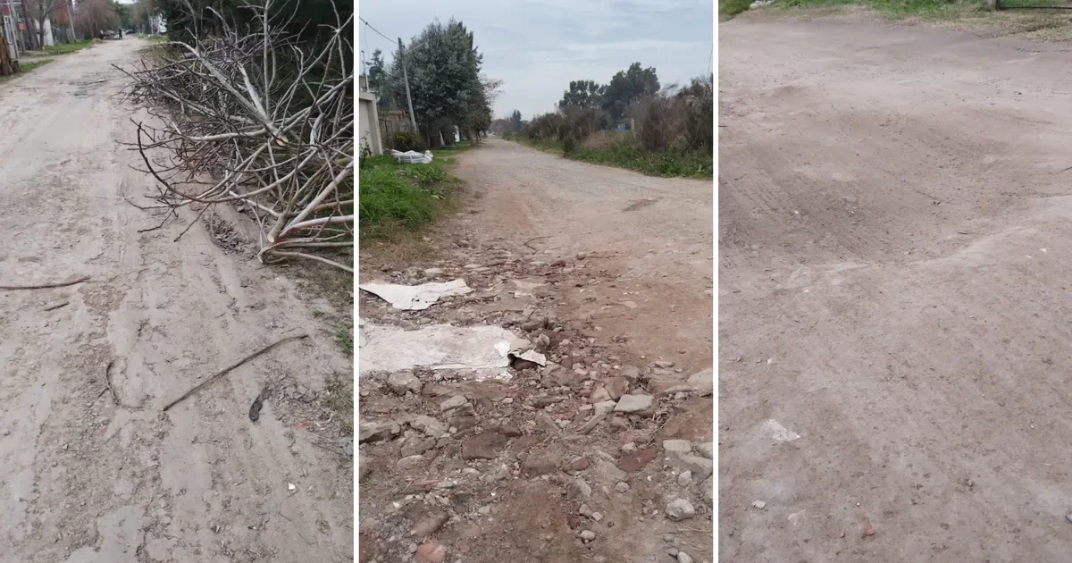 Los vecinos de La Plata exigen atención urgente por calles en mal estado en su barrio