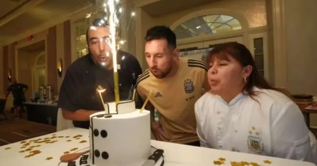 Más de 5.000 chicos de La Plata celebran el cumpleaños de Messi con Abel Pintos en un emotivo homenaje