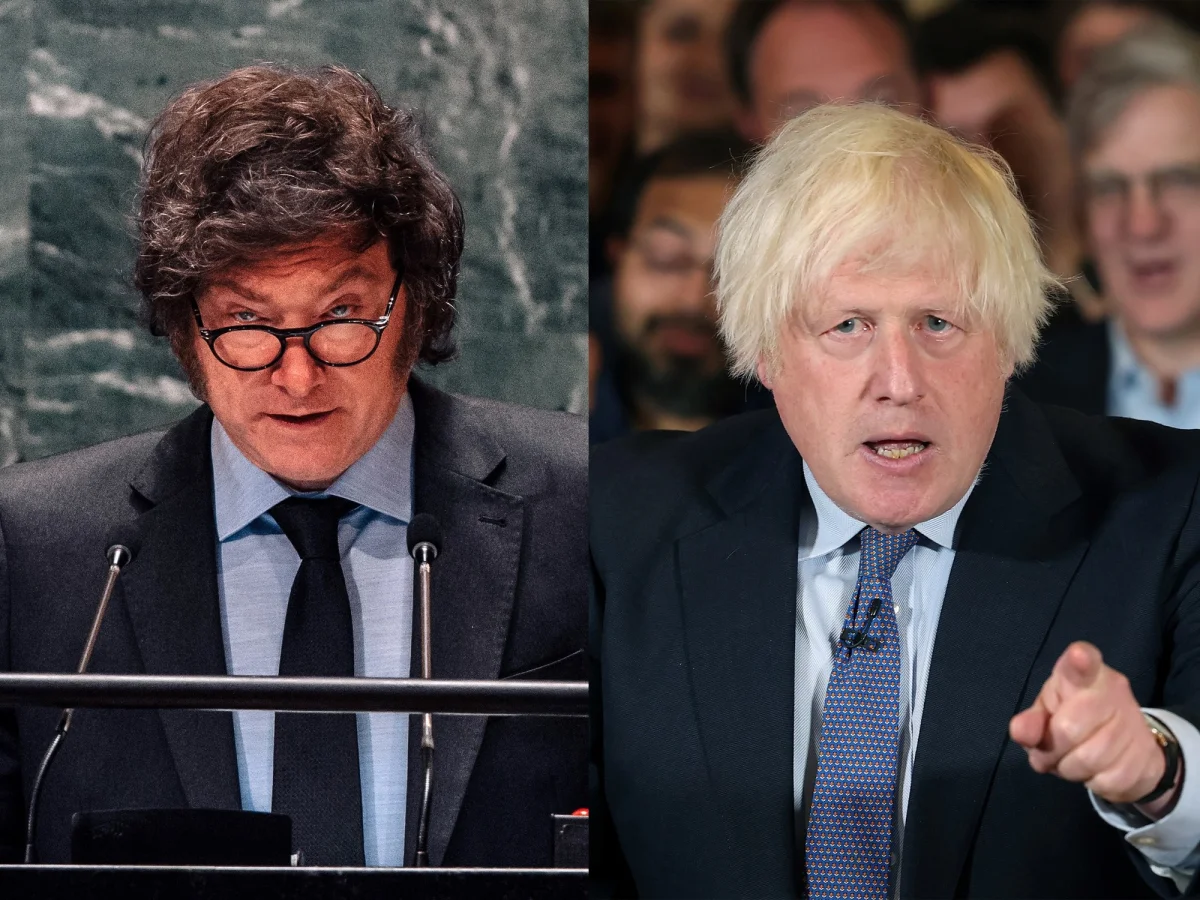 Milei impacta en la política británica: Johnson solicita apoyo militar para Malvinas