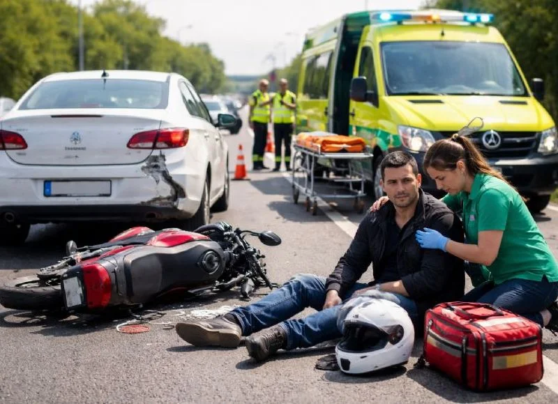 Motociclista accidentado en la Autopista Buenos Aires-La Plata genera demoras en Ensenada