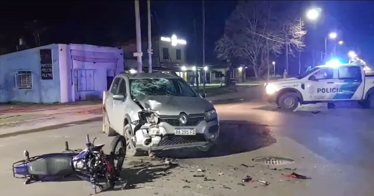 Motociclista herido en La Plata: el accidente interrumpe el tránsito en Avenida 7