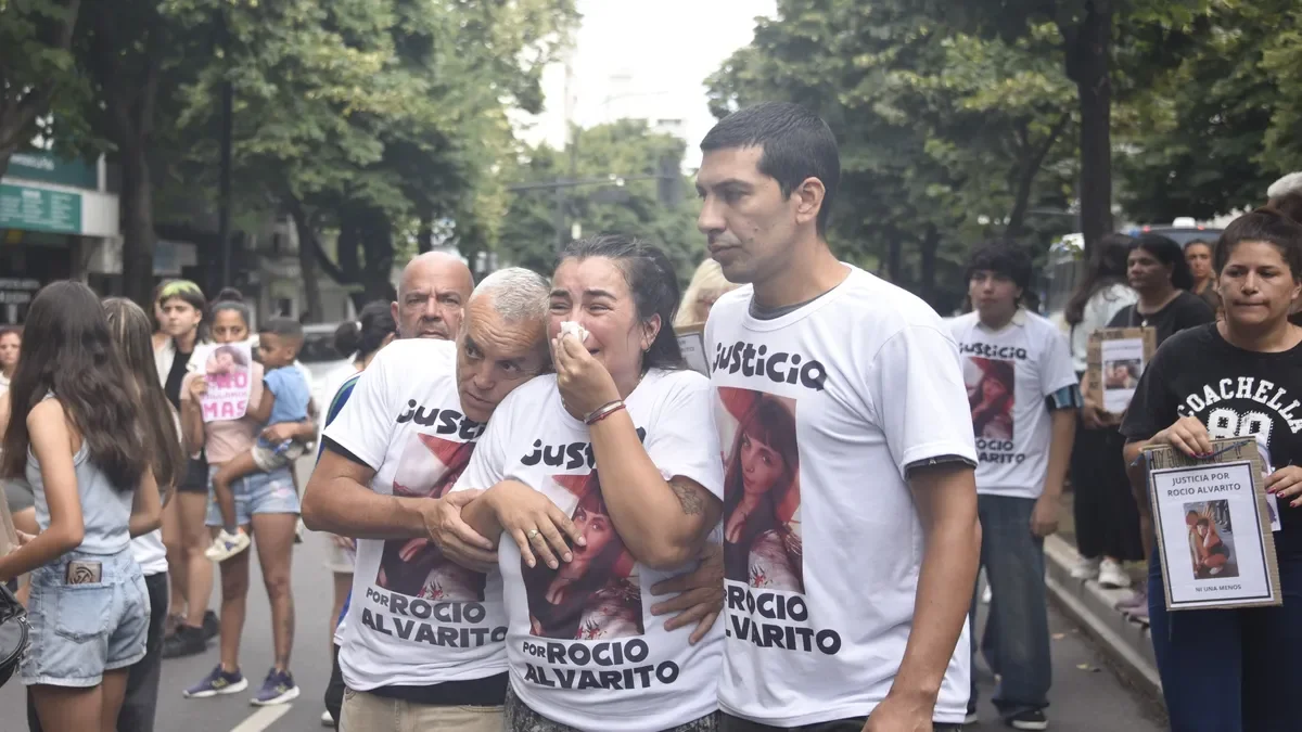 Movilización en apoyo a Rocío Alvarito tras la declaración de su novio en la causa