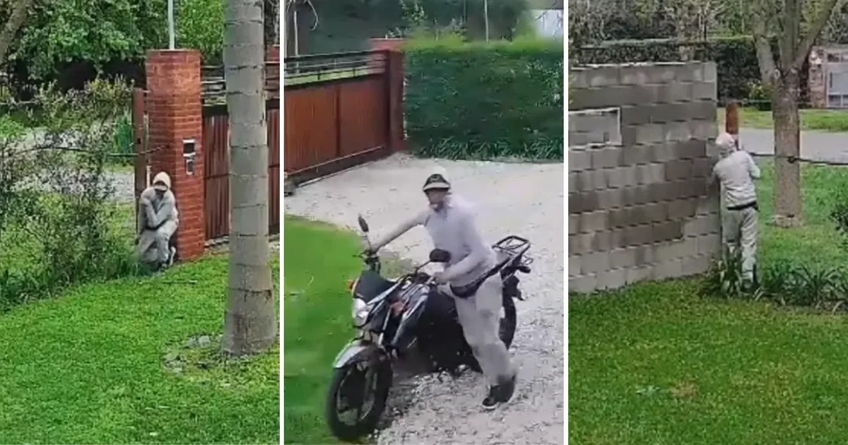 Operativo cerrojo detiene a ladrón que robó moto tras romper el alambrado en Villa Elisa