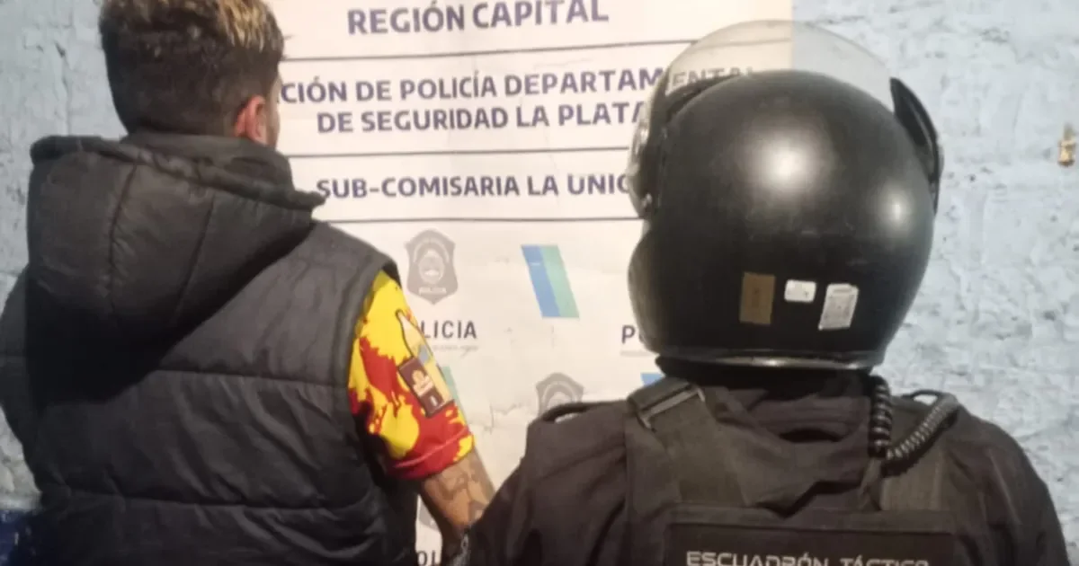 Persecución en La Plata: detienen a un hombre armado involucrado en un intento de robo