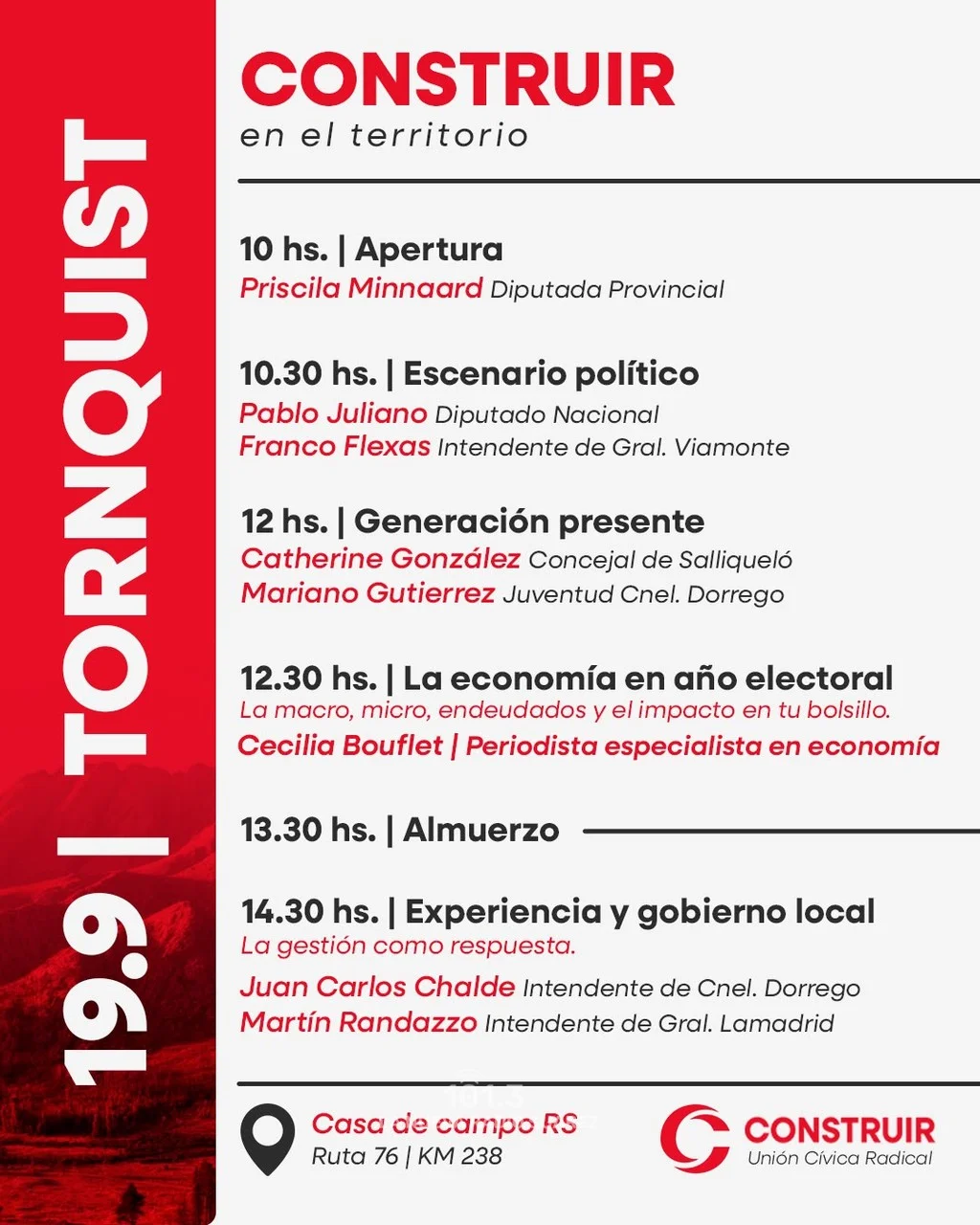 Randazzo promueve el diálogo institucional y la unidad en el radicalismo de La Plata