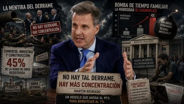 Redrado advierte sobre la morosidad bancaria y refuta la teoría del derrame de Milei