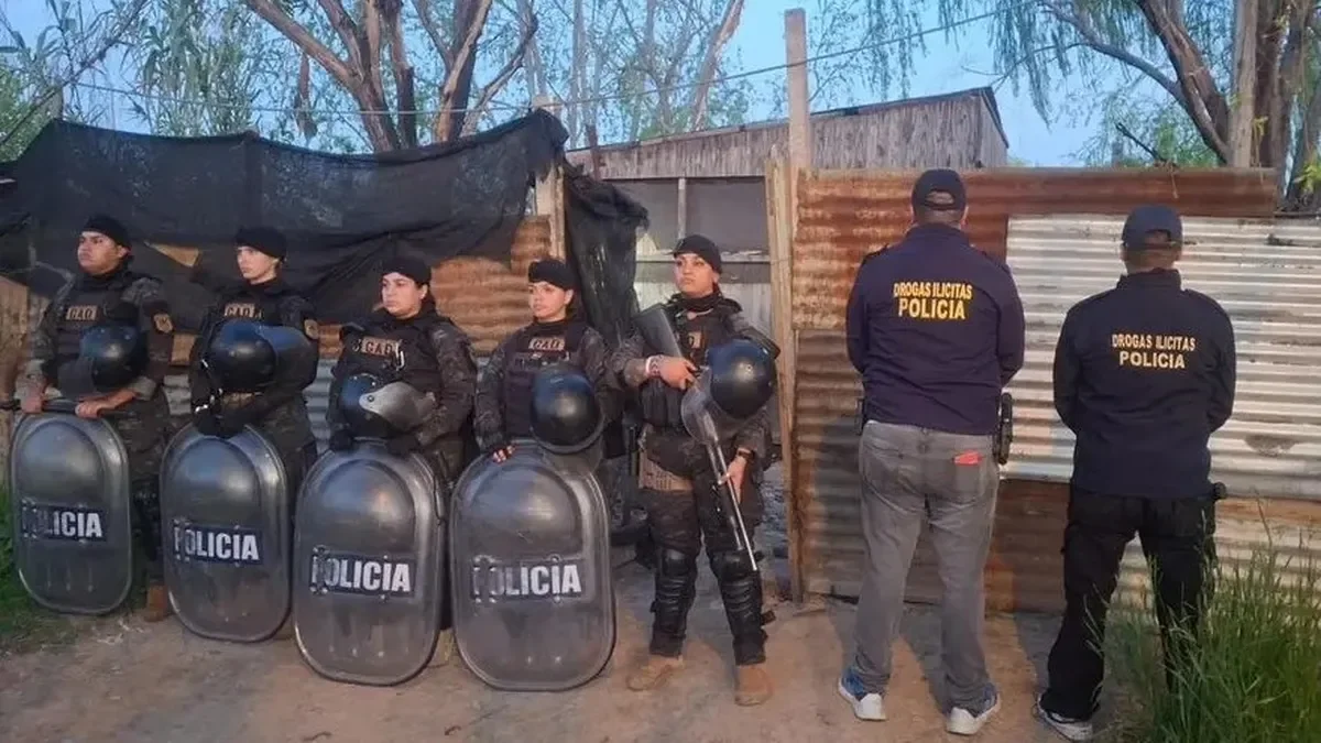 Reducción de la venta de drogas en Punta Lara: dos arrestos en operativo policial