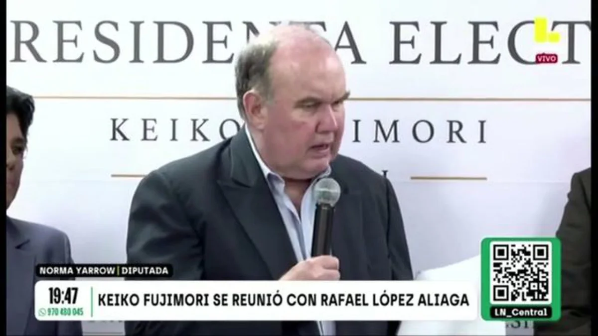 Reunión clave en La Plata entre líderes políticos: Fujimori y López Aliaga analizan futuro del país