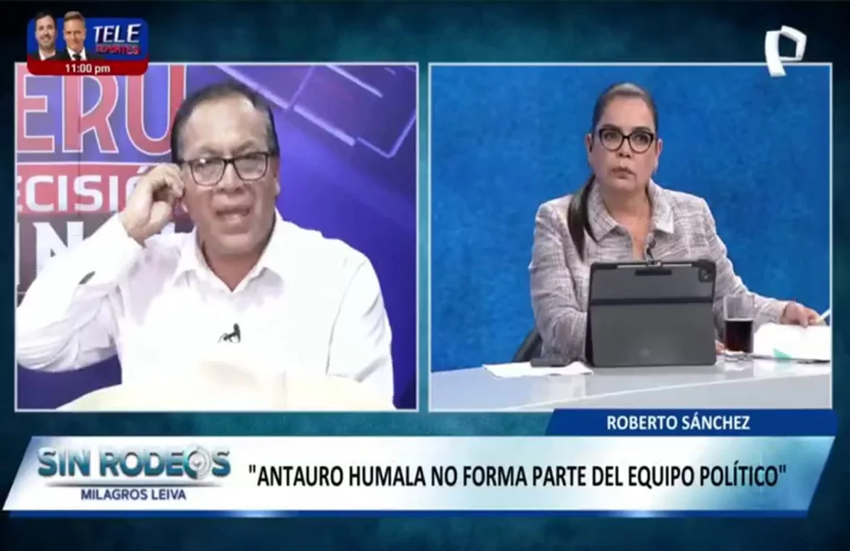 Roberto Sánchez enfrenta a Milagros Leiva en un tenso mano a mano post-debate presidencial