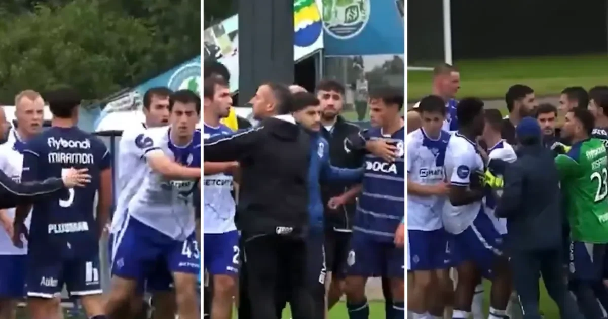 Tenso cierre en el amistoso Gimnasia-Dynamo Makhachkala: jugadores a punto de pelear