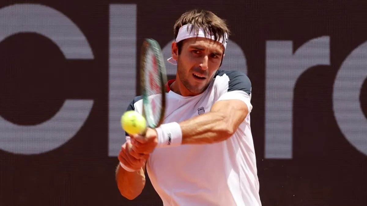 Tomás Etcheverry representa a La Plata en la final del ATP de Río de Janeiro