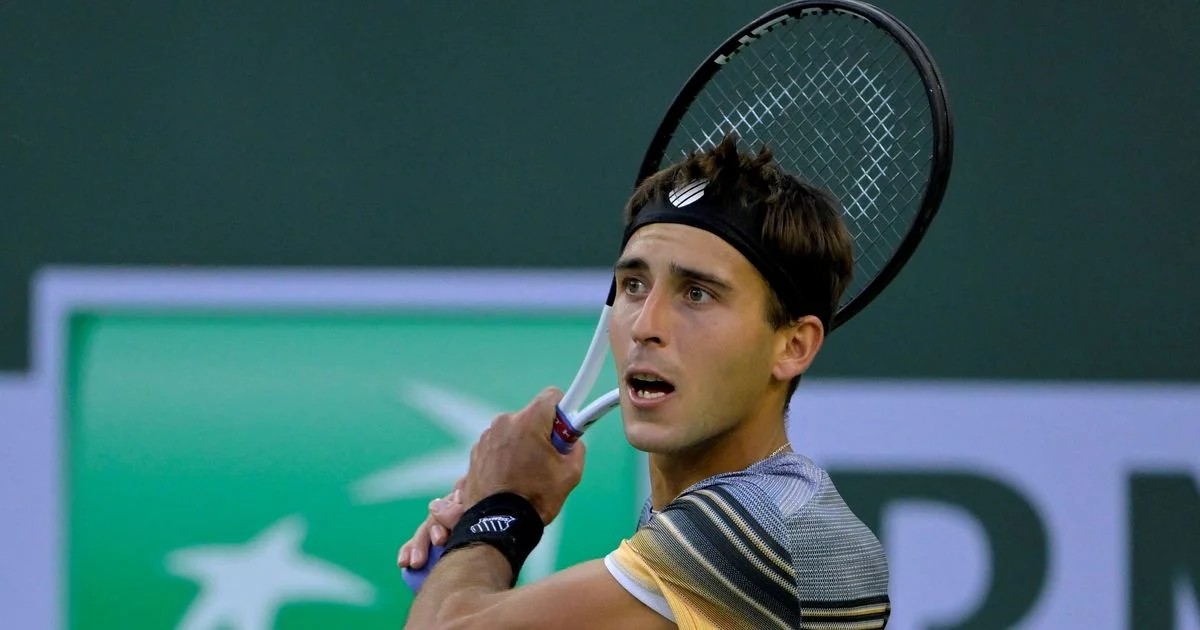 Tomás Etcheverry se despide de Indian Wells tras un intenso partido contra Shapovalov