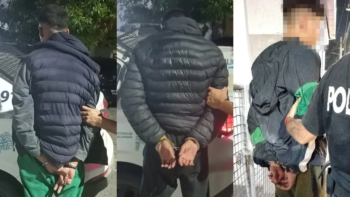 Tres jóvenes capturados en San Carlos mientras merodeaban por viviendas de la zona